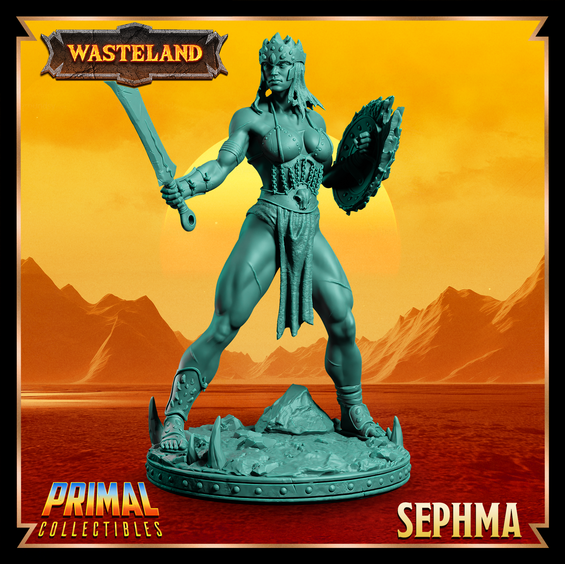 Wasteland - Gladiatrix Sephma - by Primal Collectibles