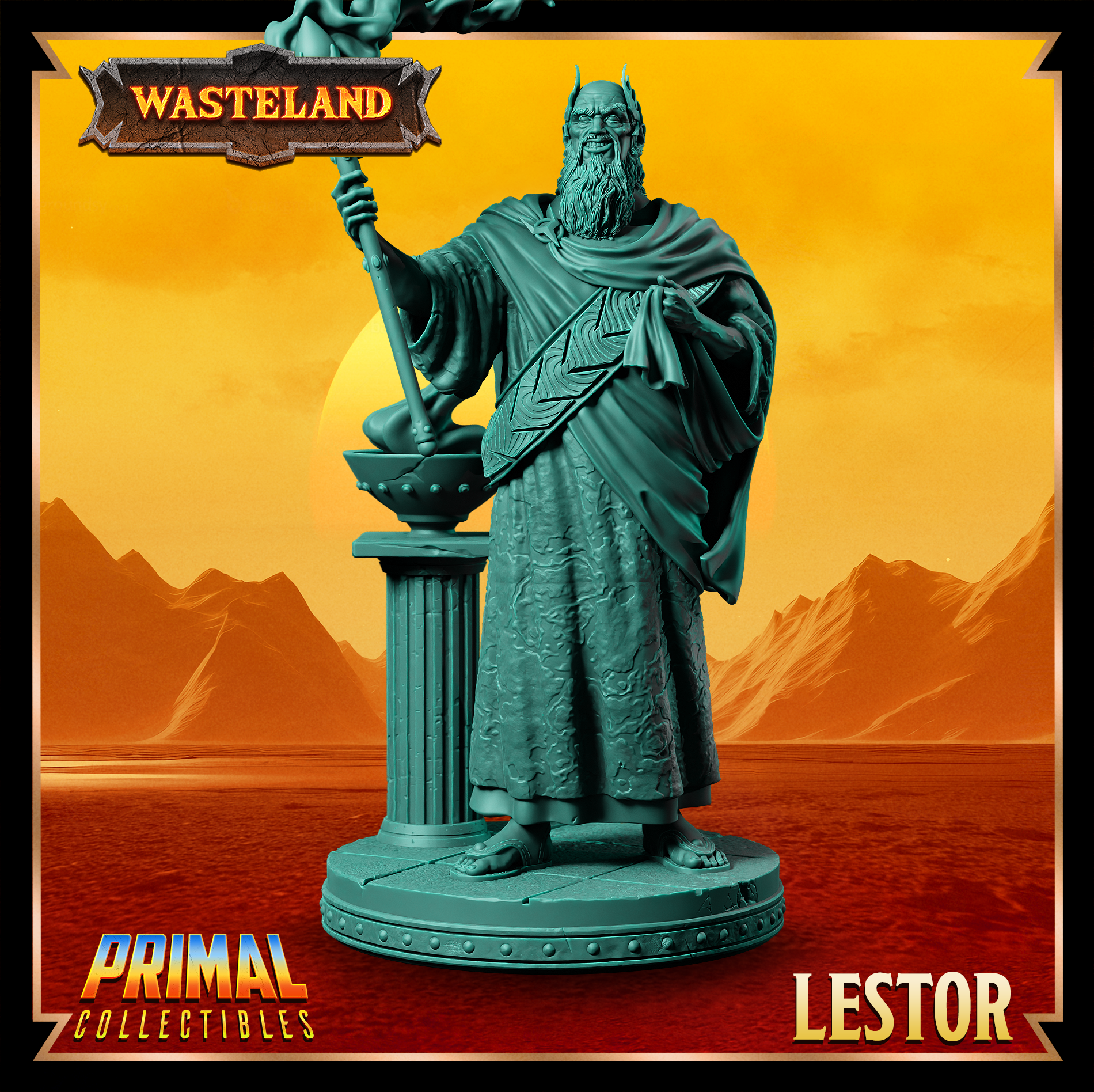 Wasteland - SorcererKing Lestor - by Primal Collectibles