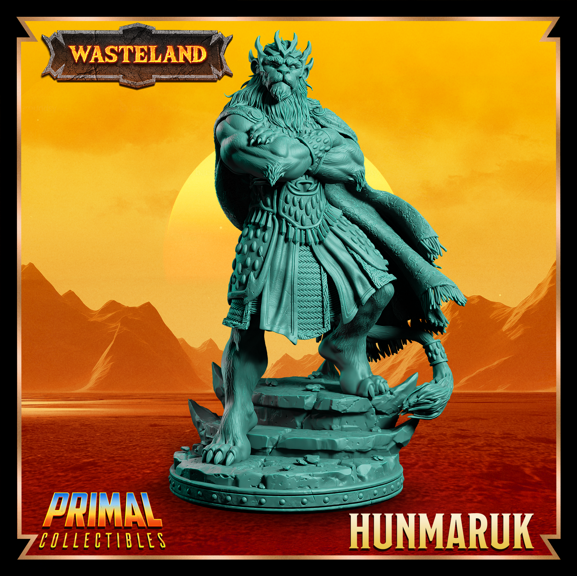 Wasteland - SorcererKing Hunmaruk (Lion) - by Primal Collectibles