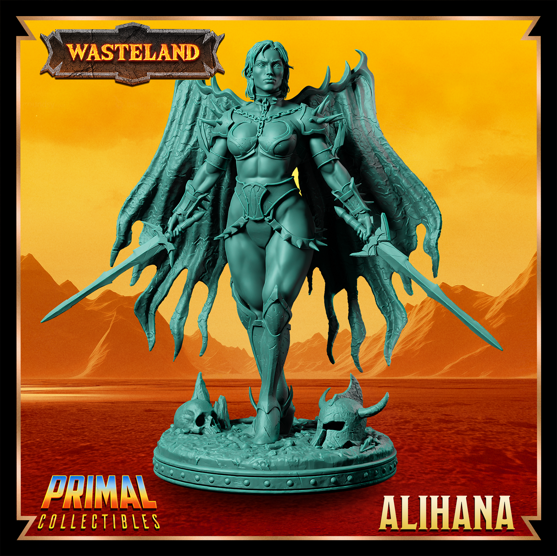 Wasteland - Warrior Alihana, no Helmet - by Primal Collectibles