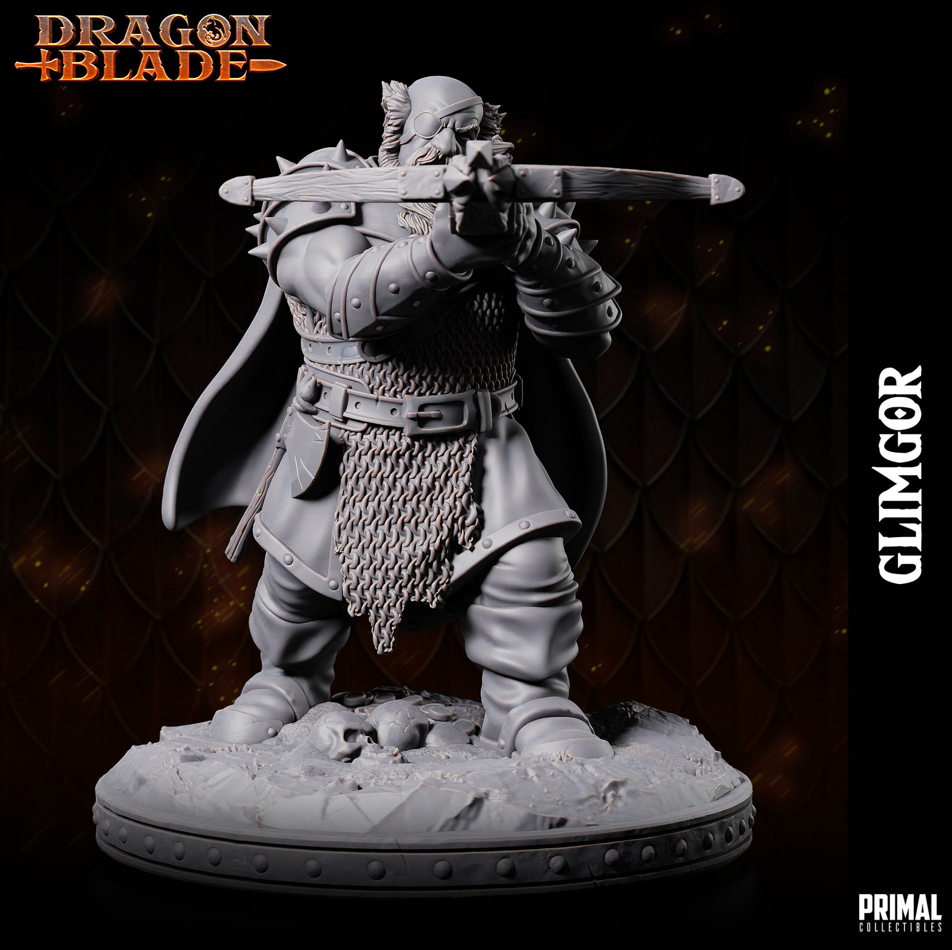 Dragon Blade - Glimgor, Evil Dwarf Crossbow - by Primal Collectibles