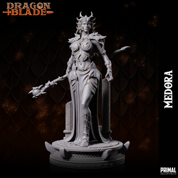 Dragon Blade - Dark Dragon Queen Medora - by Primal Collectibles