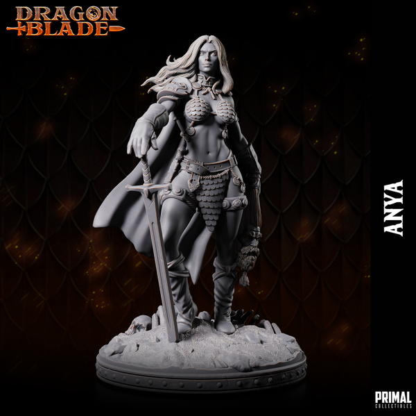 Dragon Blade - Anya, Female Barbarian - by Primal Collectibles