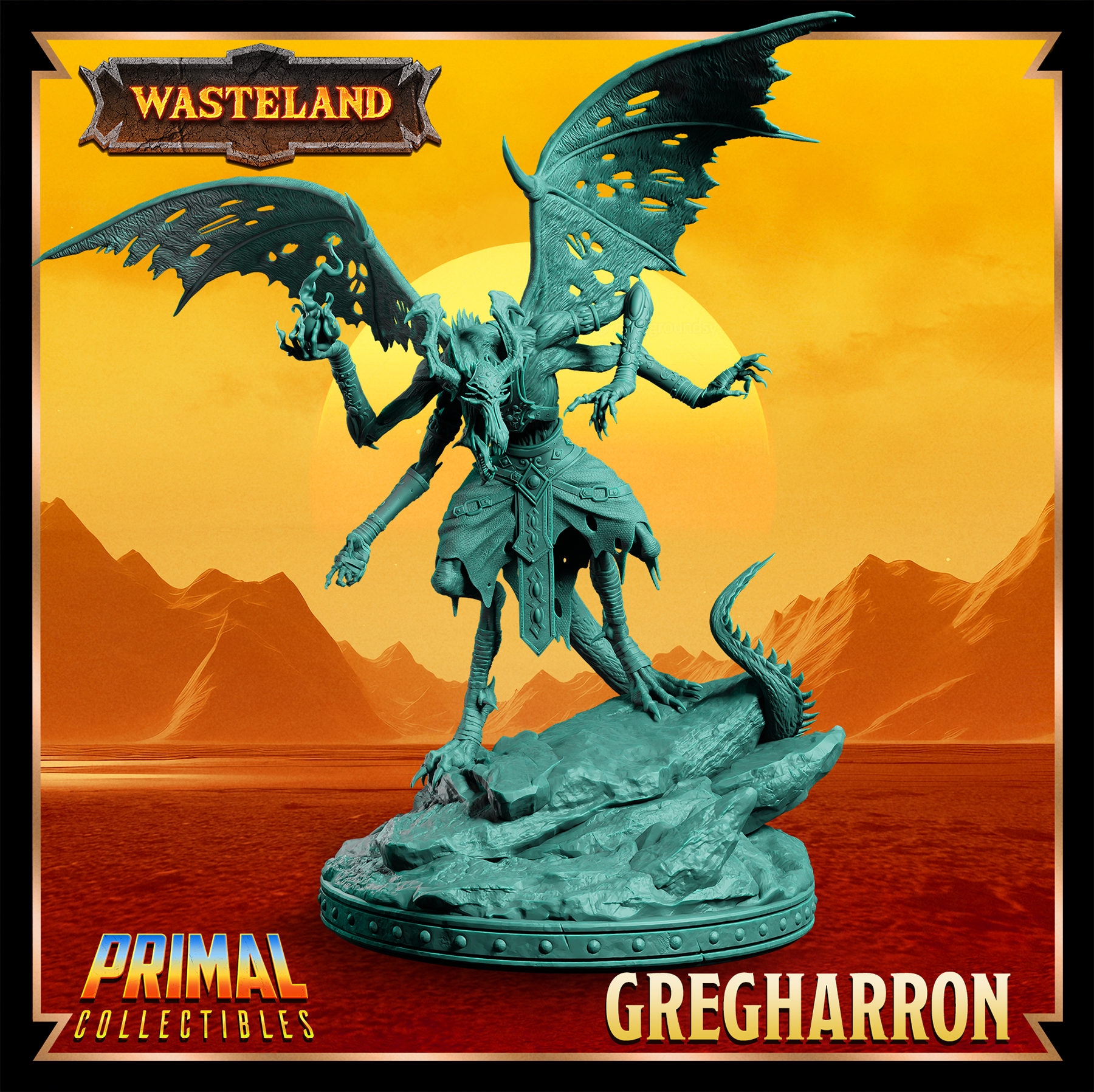 Wasteland - SorcererKing Gregharron - by Primal Collectibles