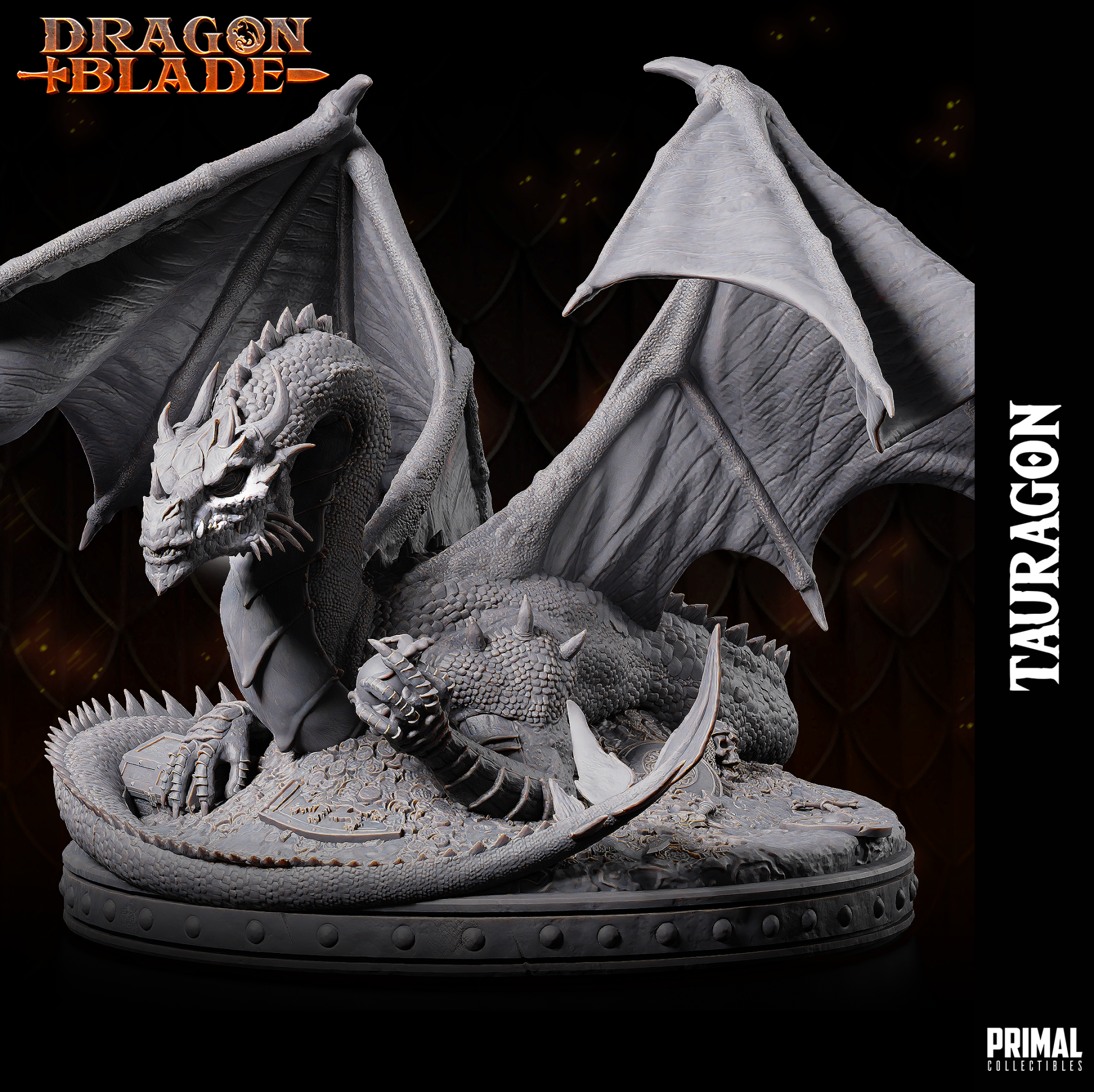 Dragon Blade - Green Dragon Tauragon - by Primal Collectibles