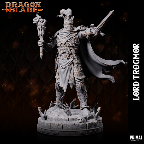 Dragon Blade - Death Knight Boss Lord Trogmor - by Primal Collectibles