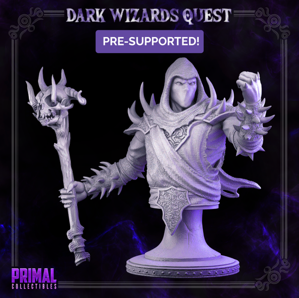 Dark Wizards Quest - Noxus Boss - Bust - by Primal Collectibles