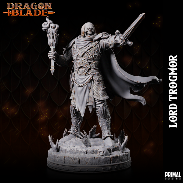Dragon Blade - Death Knight Boss Lord Trogmor (no helmet) - by Primal Collectibles
