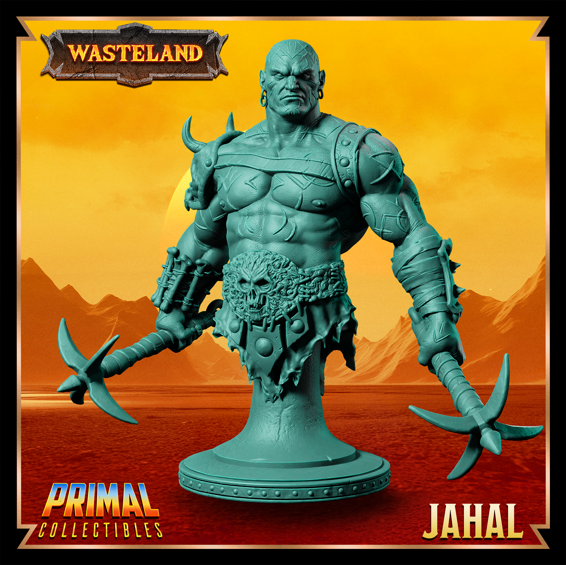 Wasteland - Mul Jahal Bust- by Primal Collectibles