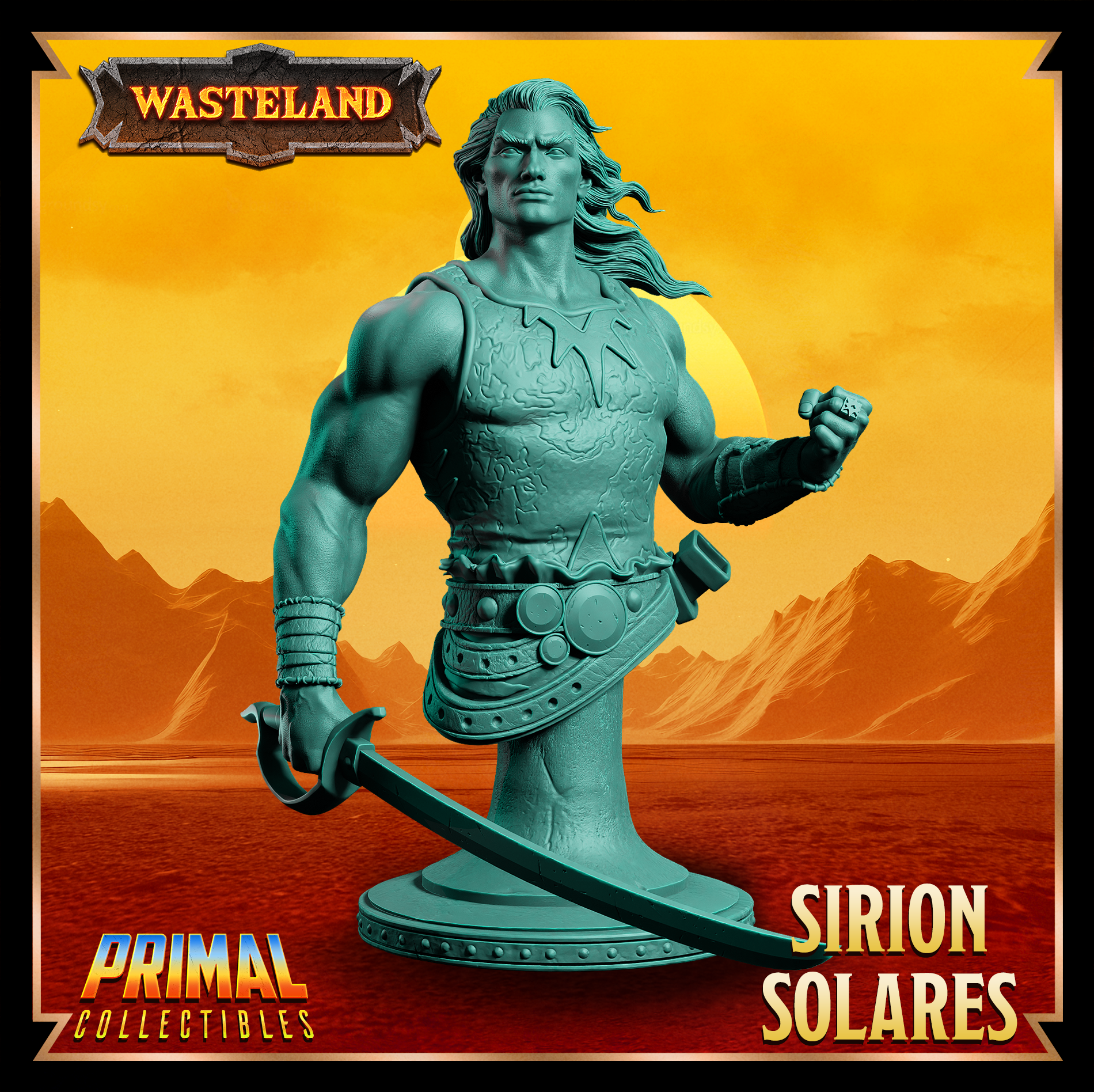 Wasteland - Aristocrat Sirion Solares Bust- by Primal Collectibles