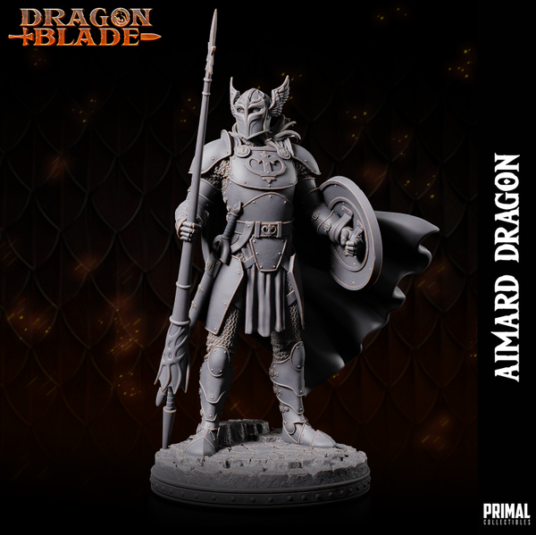 Dragon Blade - Aimard Dragon, Fighter, Visor Closed - by Primal Collectibles