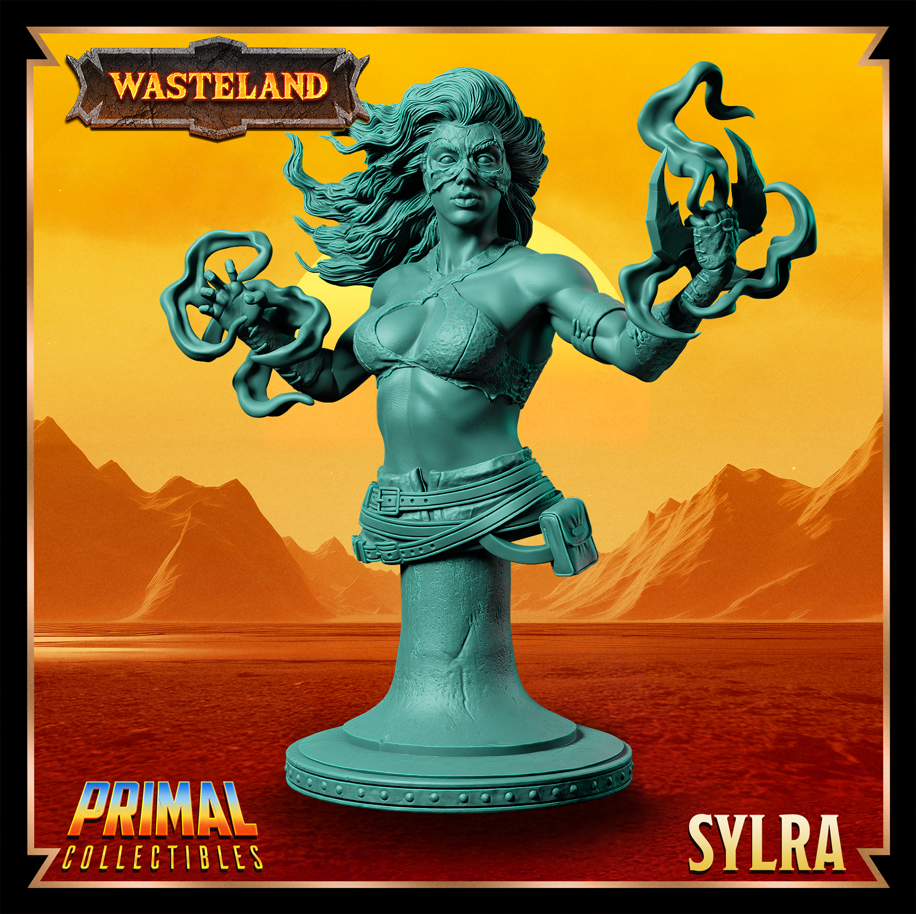 Wasteland - Witch Sylra Bust - by Primal Collectibles