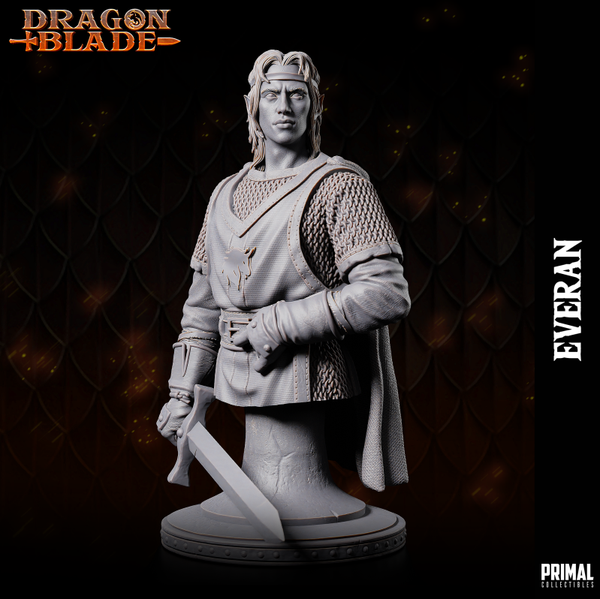 Dragon Blade - Everan, Warrior/Wizard Bust- by Primal Collectibles