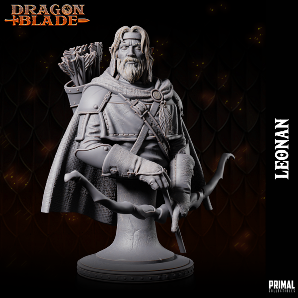 Dragon Blade - Leonan, Half Elf Archer Bust - by Primal Collectibles