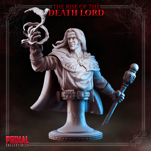 Rise of the Death Lord - Gaspar Wizard Bust - by Primal Collectibles