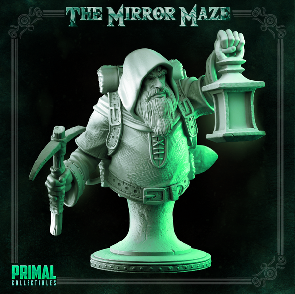 Mirror Maze - Prospector Bust - ca. 80mm - by Primal Collectibles
