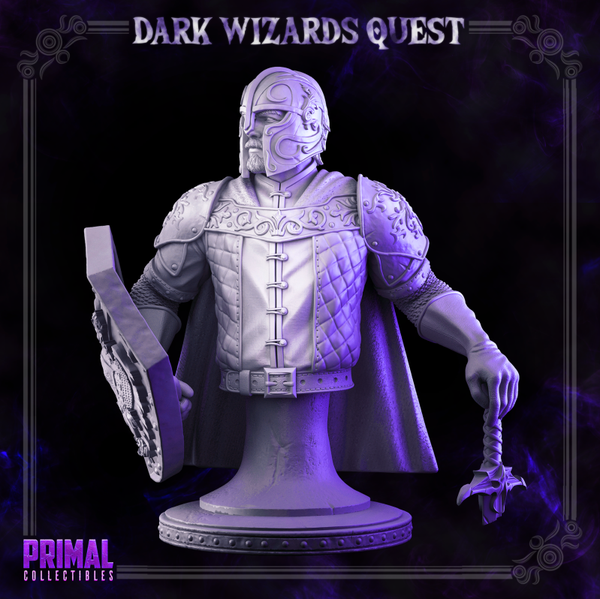 Dark Wizards Quest - Demetrius Knight - Bust - by Primal Collectibles