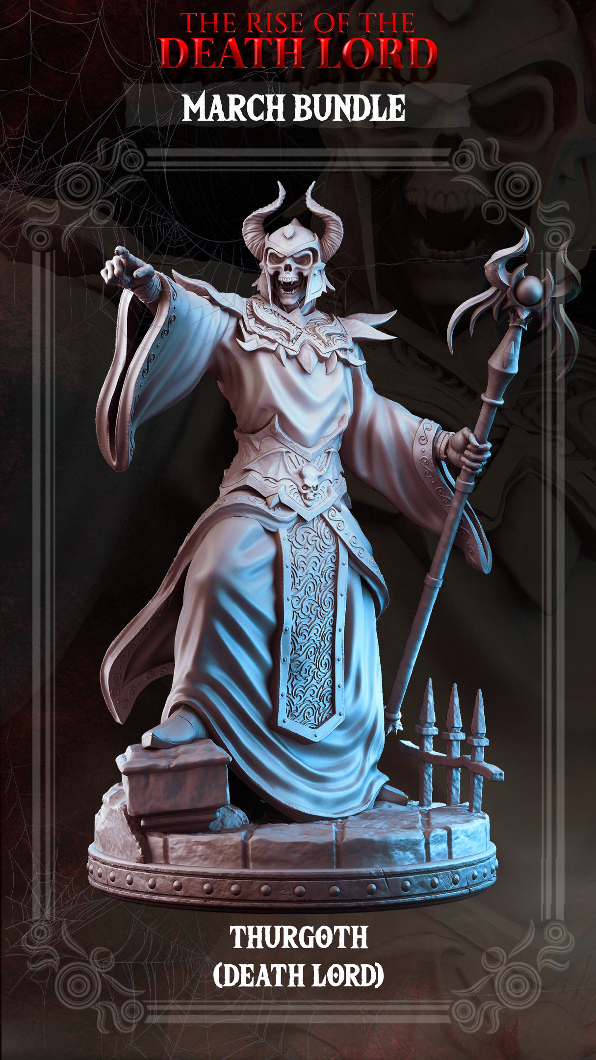 Rise of the Death Lord - Thurgoth Death Lord - 32mm - by Primal Collectibles