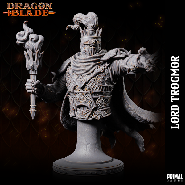 Dragon Blade - Death Knight Boss Lord Trogmor Bust- by Primal Collectibles