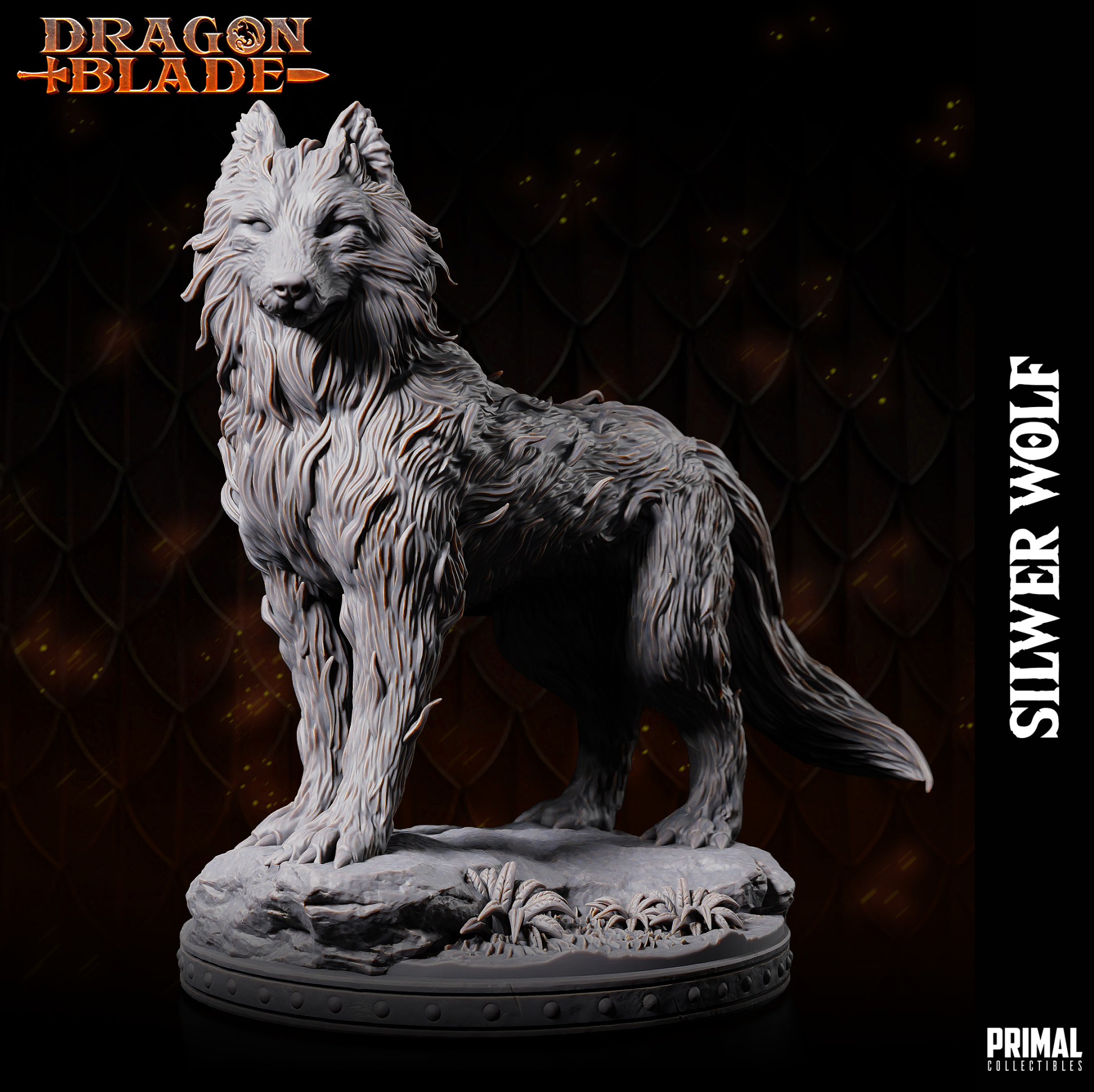 Dragon Blade - Silwer Wolf Solo - by Primal Collectibles