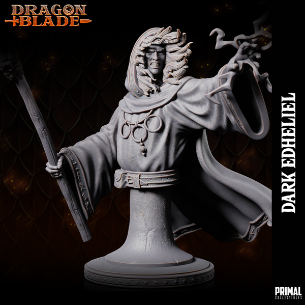 Dragon Blade - Dark Edheliel, Wizard Bust- by Primal Collectibles