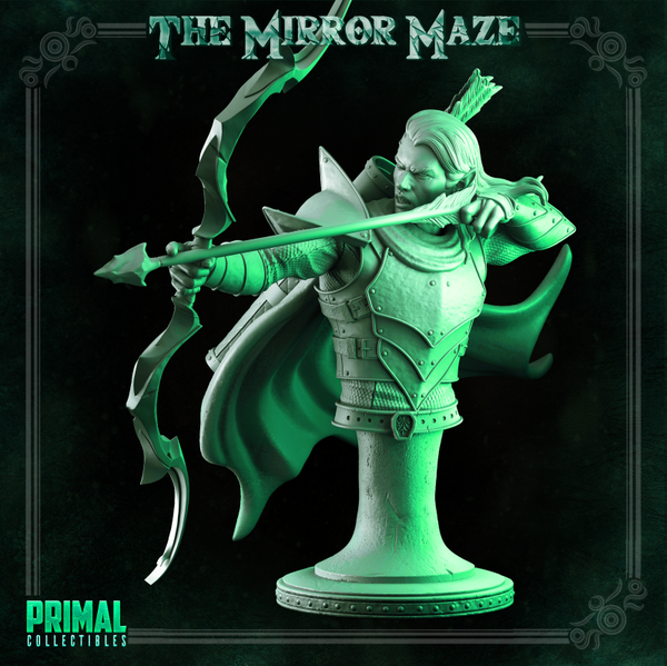 Mirror Maze - Elf Haggar Bust - ca. 80mm - by Primal Collectibles