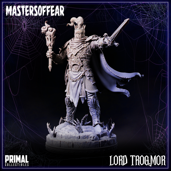 Masters of Fear - Death Knight Boss Lord Trogmor - 32mm - by Primal Collectibles