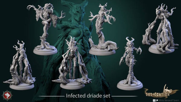 Desiccation - Infected Dryad Set - 6x 32mm