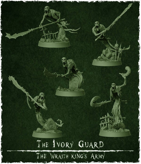 Unit: The Ivory Guard (5x) - Scale 32 mm - By Z-Axis