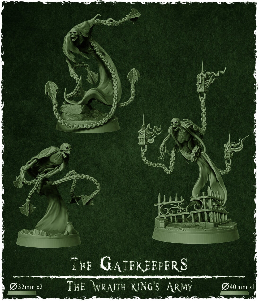 Unit: The Gate Keepers (3x) - Scale 32 mm - By Z-Axis