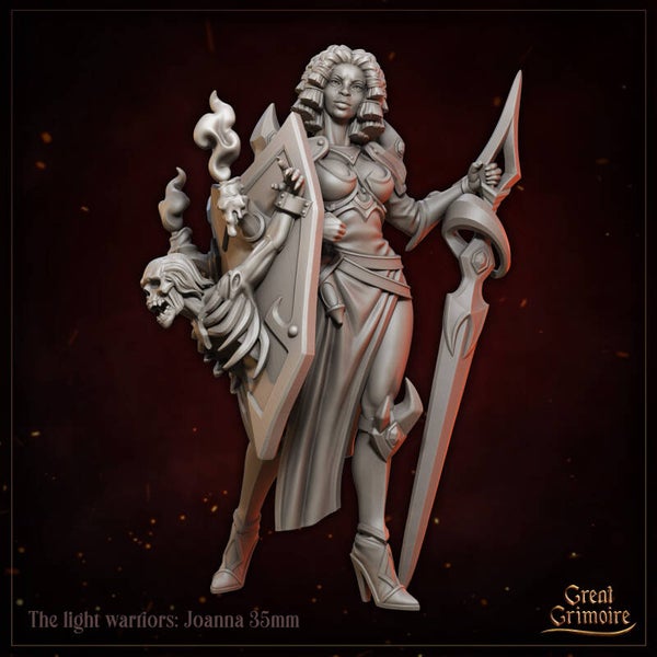 Chained by Shadow - Joanna - 32mm - by Great Grimoire