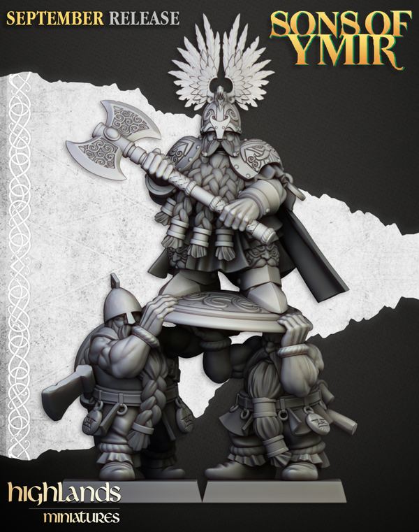Dwarf Lord - King Ulric of Thrym Heim - By Highlands Miniatures