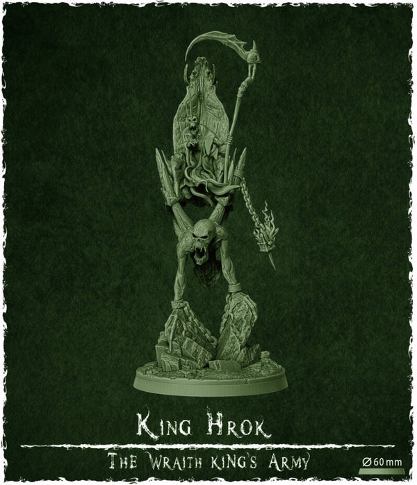King Hrok - Scale 32 mm, Large model - By Z-Axis