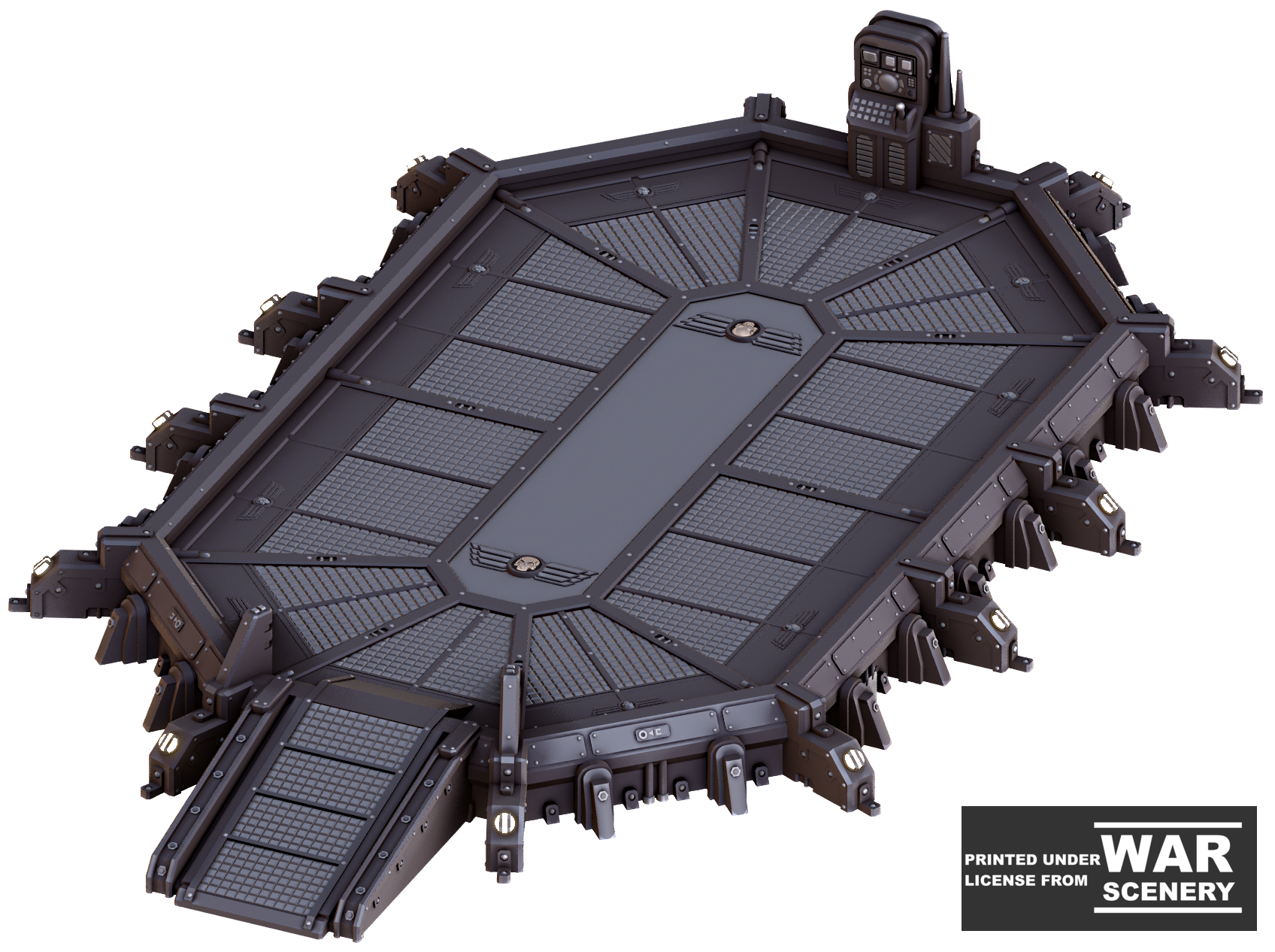 Grimdark Outpost - Landing Platform - by War Scenery
