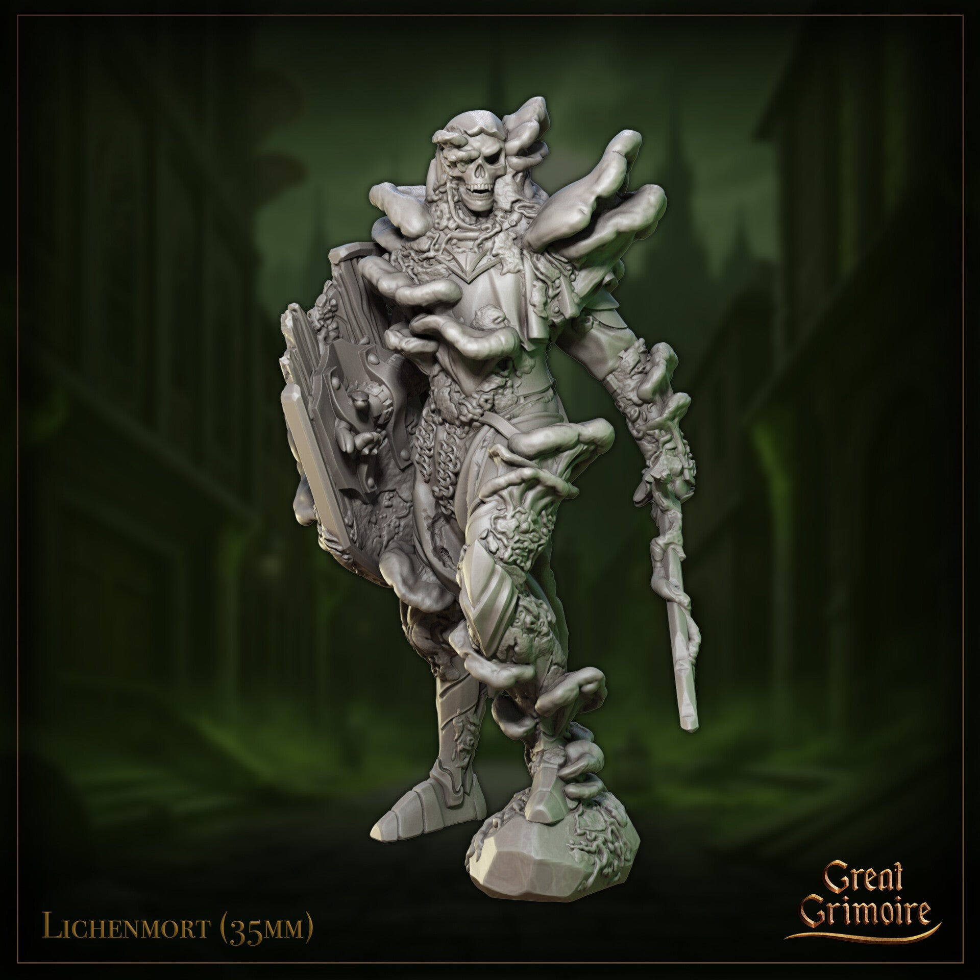 Whispers of the Riot - Lichenmort - 32mm - by Great Grimoire