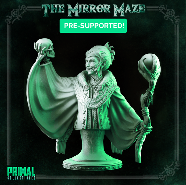 Mirror Maze - Archmage Lillith Bust - ca. 80mm - by Primal Collectibles