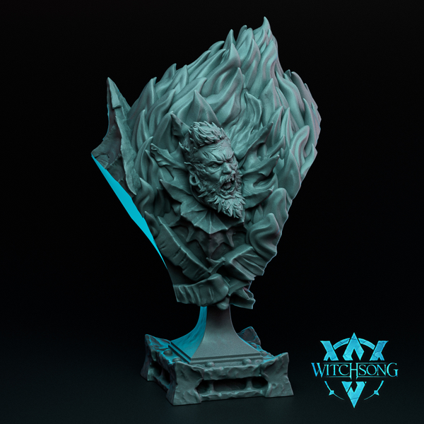 Lukus "Undead" - Bust - by Witchsong Miniatures