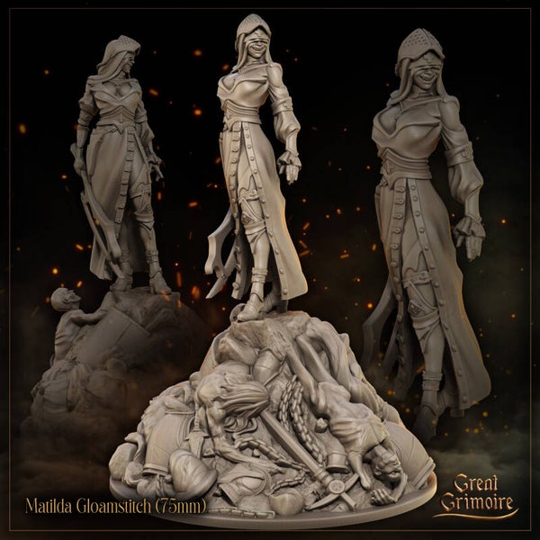 Shadows of the Frontline - Matilda Gloamstitch - 75mm - by Great Grimoire