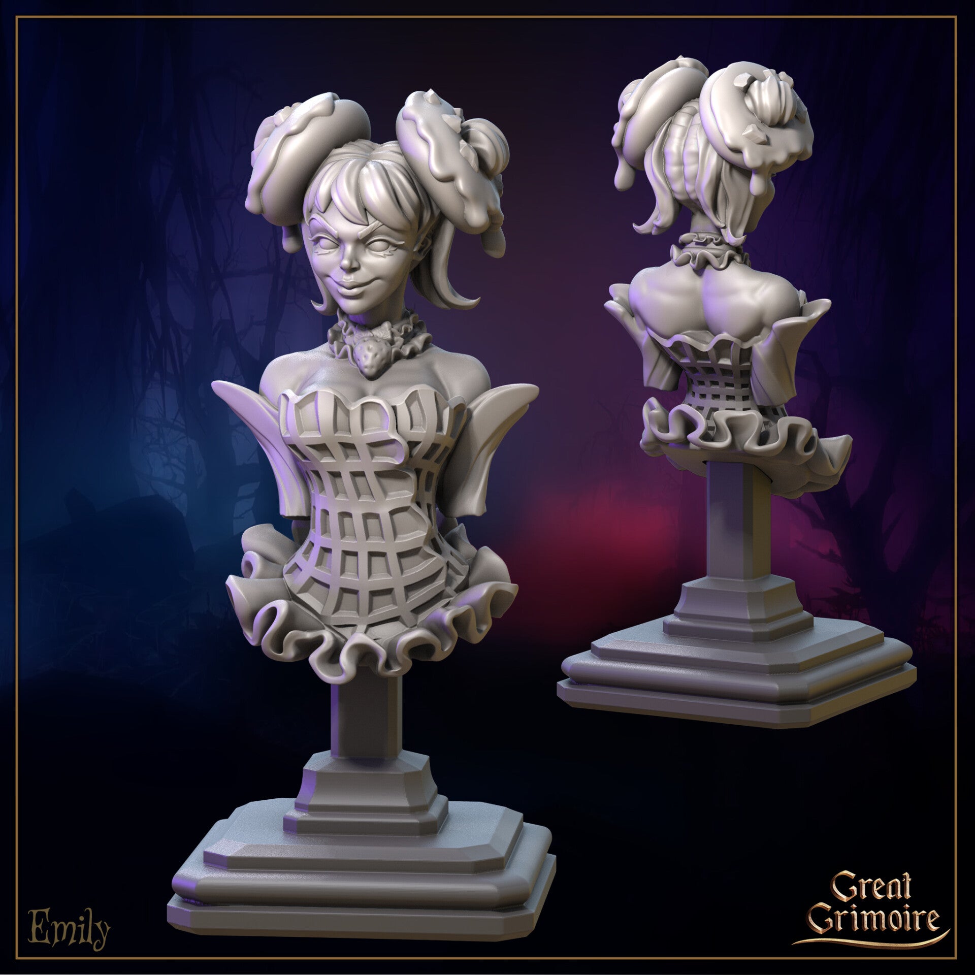 Candy Crime - Emily, the Gummy Bear Keeper - Bust