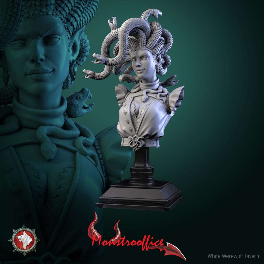 MonstroOffice - Medusa Director- Bust