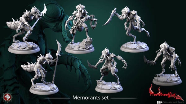 MonstroOffice - Memorants Set - 6x 32mm