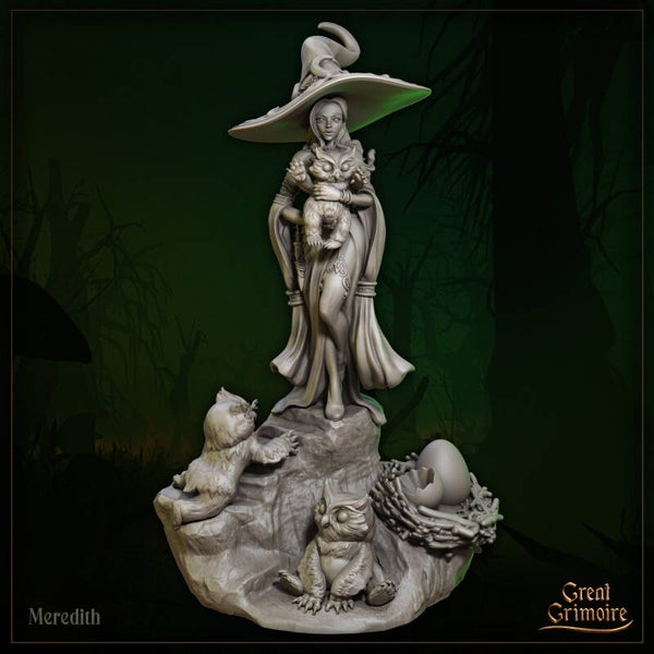 Throwback Model - Meredith - 75mm - by Great Grimoire