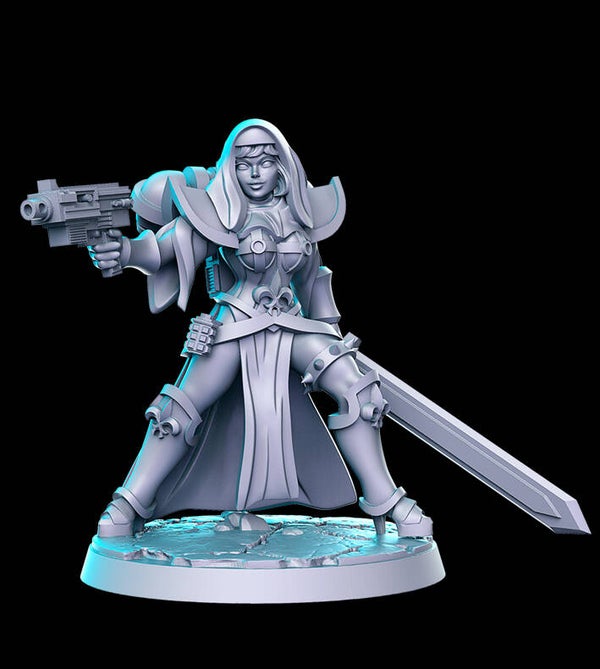 Nun Squad 16 - 32mm - by RN-Estudio