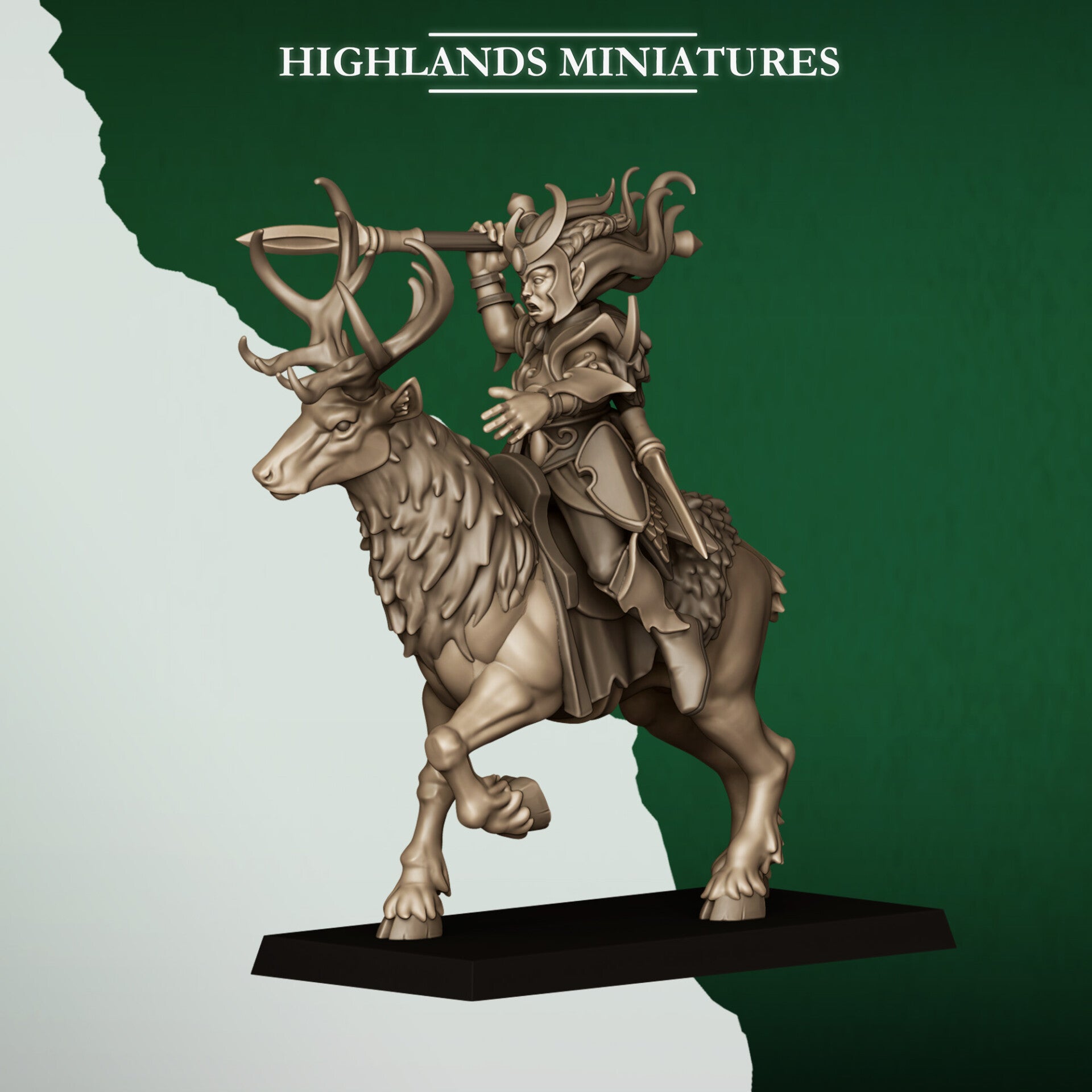 Feral Elves - 5x Moonlight Sisters (without Command group) - By Highlands Miniatures
