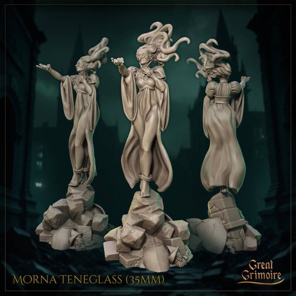 The City of Lost Souls - Morna Teneglass - 32mm - by Great Grimoire