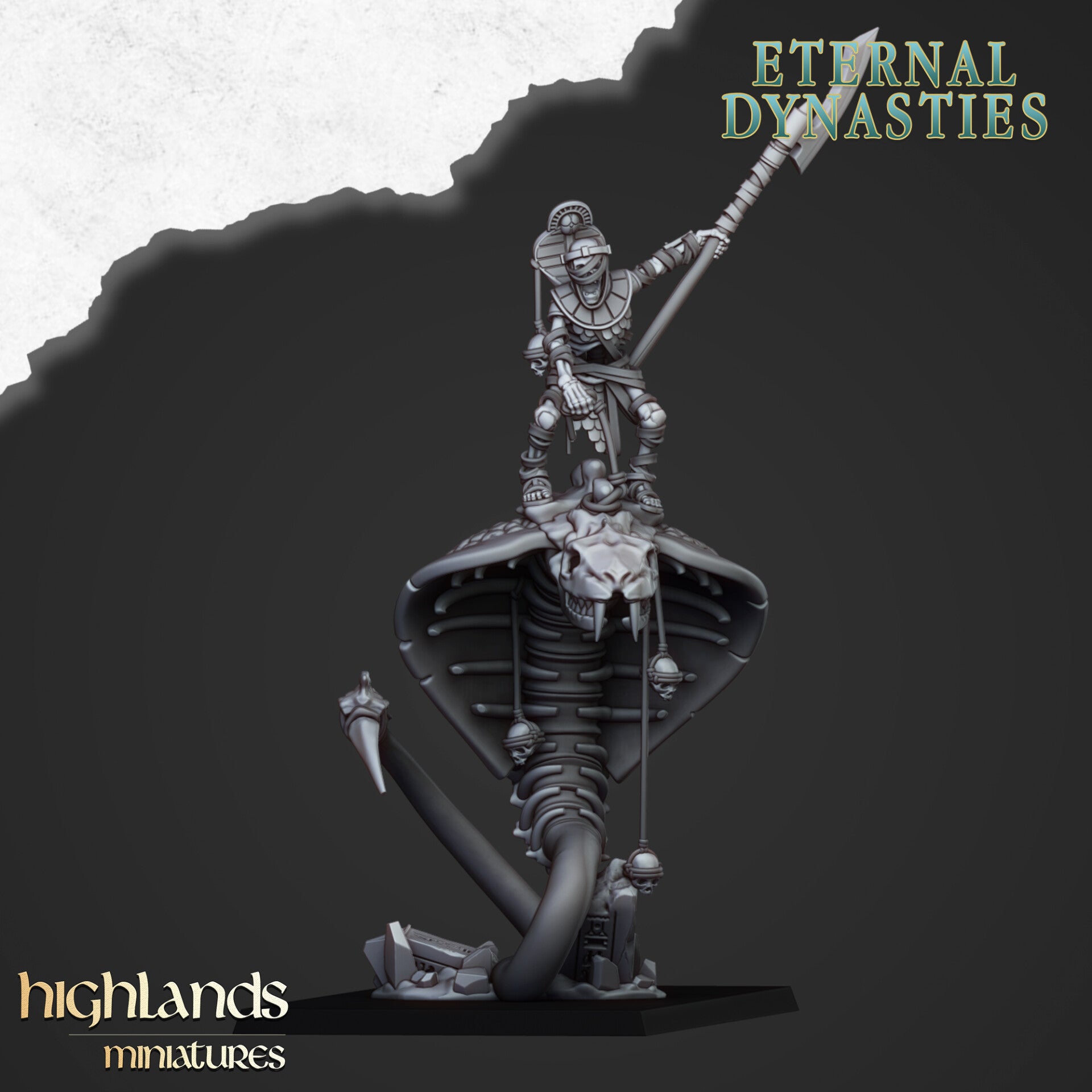 Eternal Dynasties - Mounted Ancient Guard 3 - By Highlands Miniatures