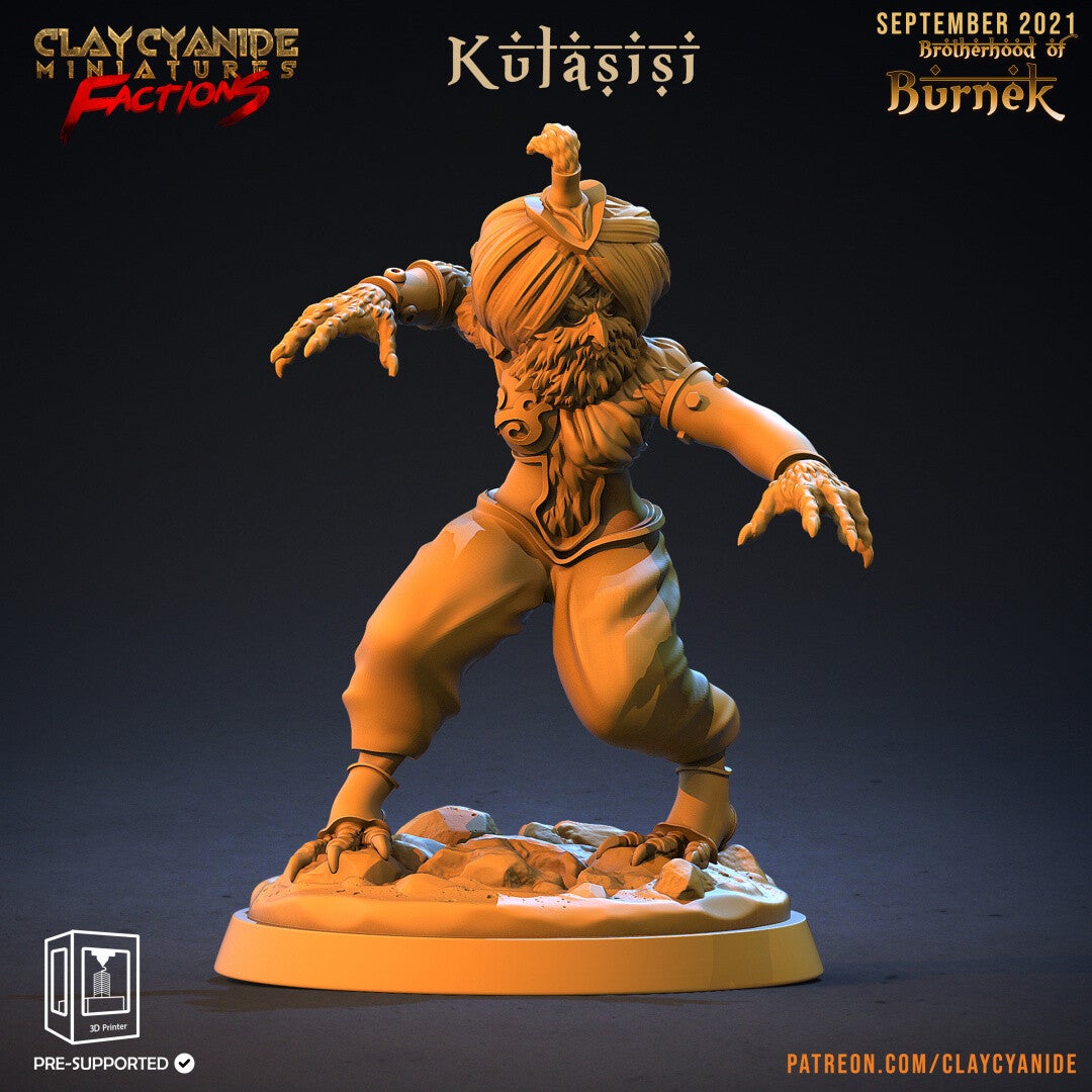 Brotherhood of Burnek - Kulasisi - 32mm model - by Clay Cyanide