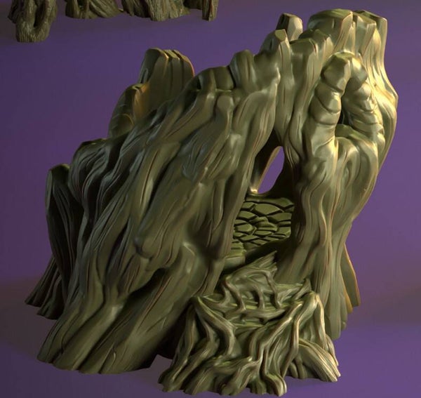 Kruel Swamps - Swamp Tree House - by 3DHexes