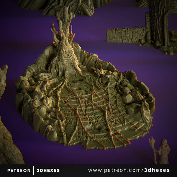 Kruel Swamps - Watching Tree - by 3DHexes