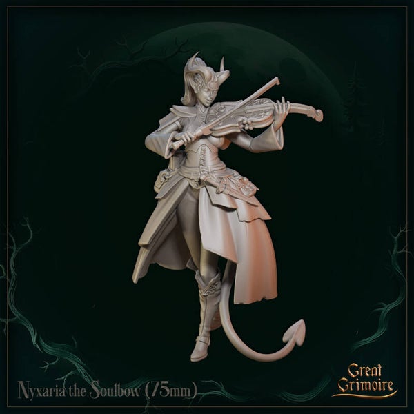 Songs of the Eternal Night - Nyxaria the Soulbow - 75mm - by Great Grimoire